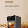 10L Oil-Free Air Fryer | Large Capacity | 360° Baking | Convection Oven | Healthy Cooking - Image 4