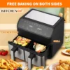 8L Dual Basket Air Fryer | High Power | No-Oil Cooking | Crispy & Healthy Meals - Image 5