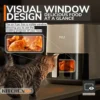 MIUI 5L Digital Air Fryer, Touch Control Air Fryer, Nonstick Basket Air Fryer, Visible Window Air Fryer, Family Size Air Fryer, Oil-Free Cooking Appliance, Compact Air Fryer, Multifunctional Air Fryer, Adjustable Temperature Air Fryer, Energy-Efficient Air Fryer MIUI 5L Digital Air Fryer | Touch Control | Nonstick Basket | Visible Window | Family Size