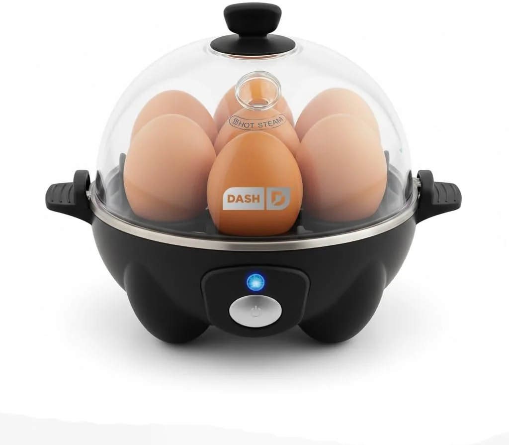 Cook perfect hard or soft boiled eggs fast with this electric egg cooker. Compact, safe, and easy to use. Shop now at KitchenGO™.