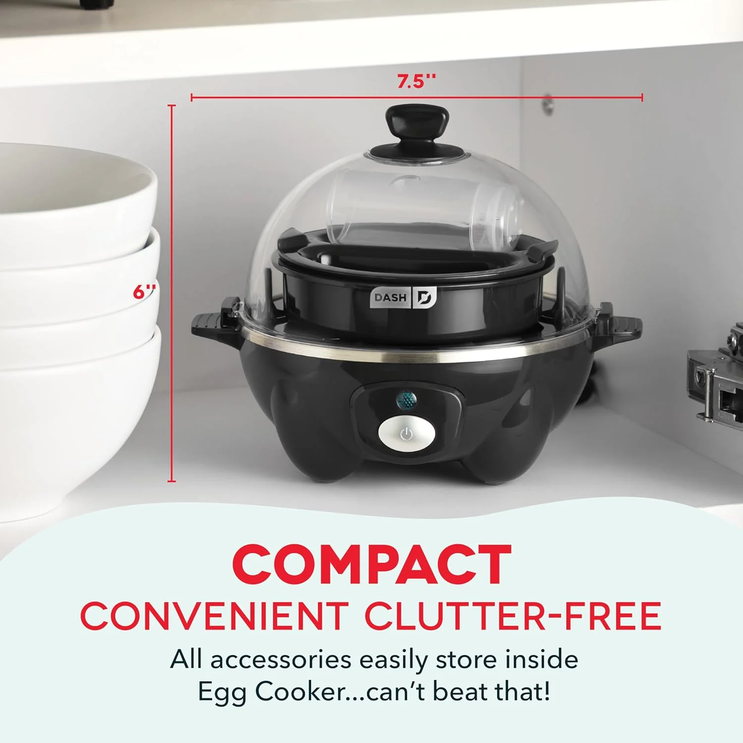 Cook perfect hard or soft boiled eggs fast with this electric egg cooker. Compact, safe, and easy to use. Shop now at KitchenGO™.