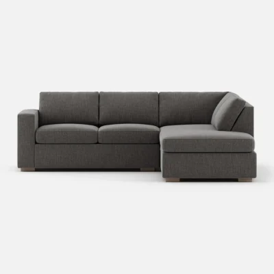 Glozin II Sectional Sofa in Latex—Sand